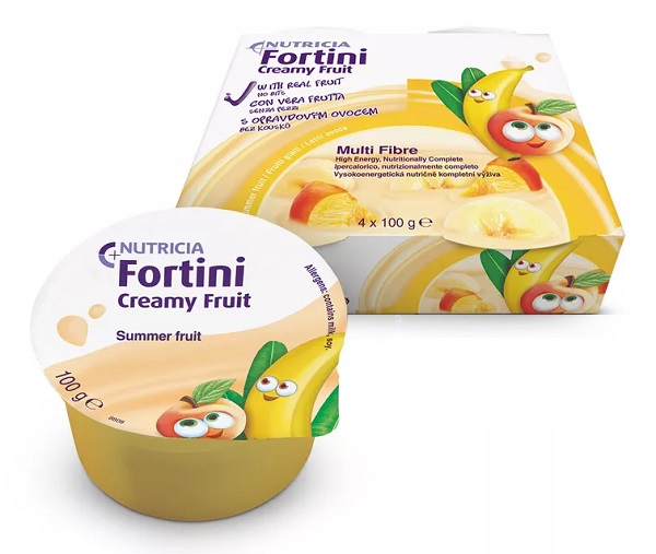 FORTINI CREAMY FRUIT MULTI FIBRE FRUTTI GIALLI 4X100 G - farmasorriso.com