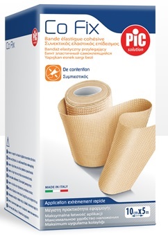 BENDA ELASTICA PIC CO FIX AUTOADESIVA 10X5CM MEDIUM ASTUCCIO - farmasorriso.com