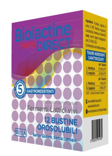 BIOLACTINE FORTE DIRECT 12 BUSTINE - farmasorriso.com
