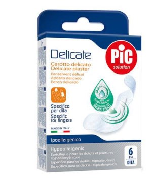 CEROTTO PIC DELICATE DITA ANTIBATTERICO 6 PEZZI - farmasorriso.com