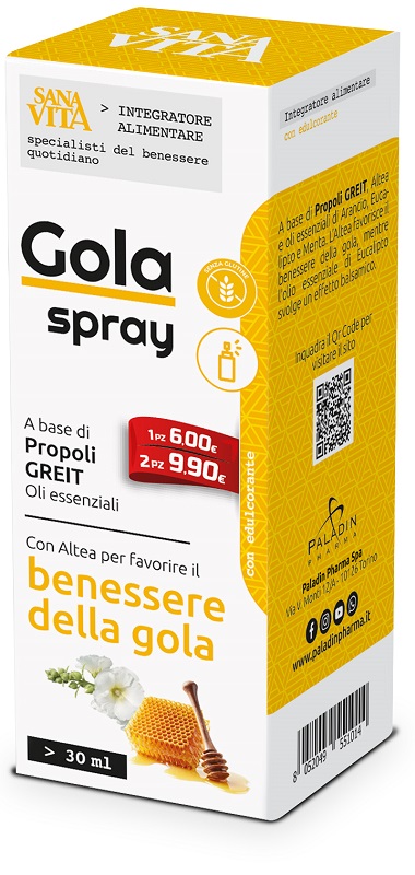 SANAVITA GOLA SPRAY 30 ML - farmasorriso.com