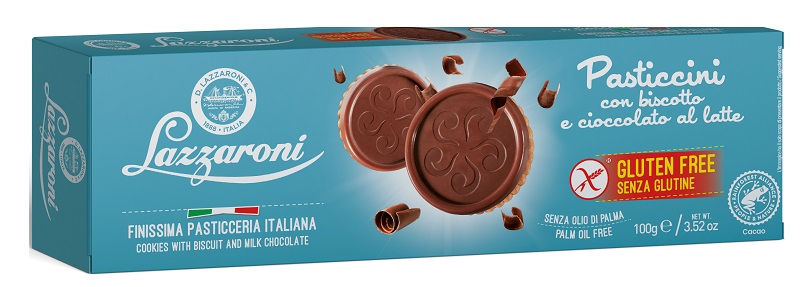 PASTICCINI BISCOTTO/CIOCCOLATO AL LATTE 100 G - farmasorriso.com