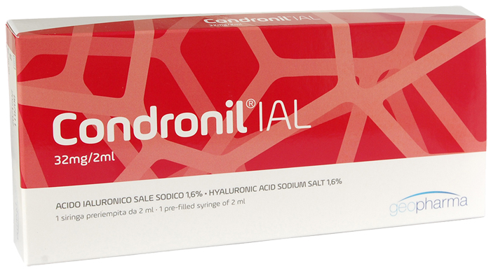 SIRINGA INTRA-ARTICOLARE CONDRONIL IAL ACIDO IALURONICO 1,6% 2 ML - farmasorriso.com