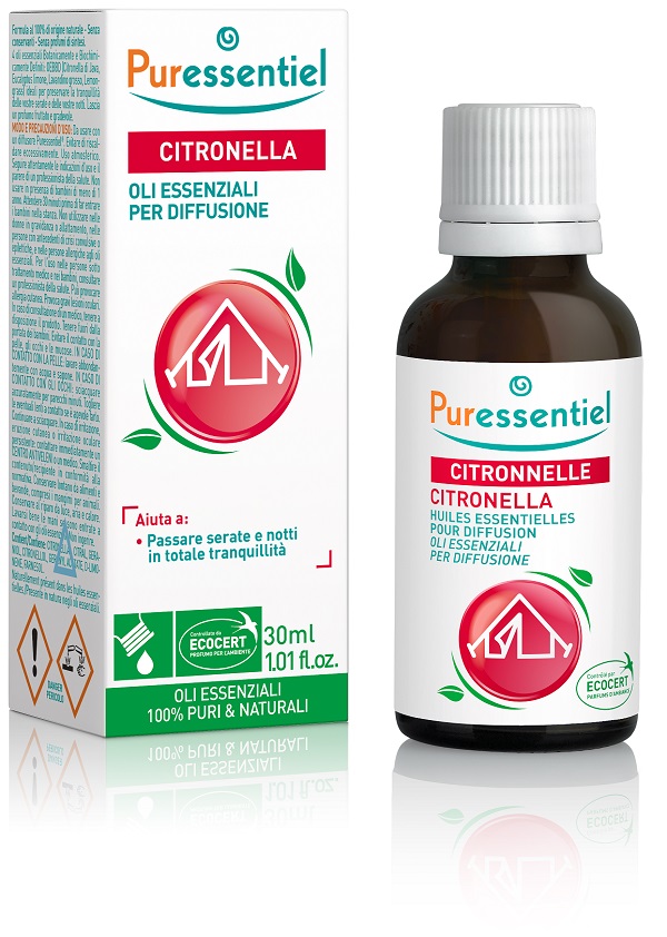 MISCELA CITRONELLA PER DIFFUSIONE 30 ML ECOCERT - farmasorriso.com