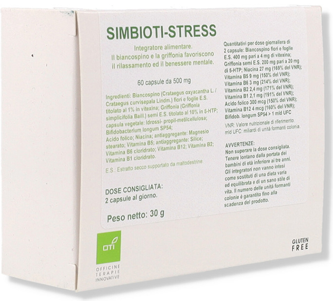SIMBIOTI-STRESS 60 CAPSULE - farmasorriso.com