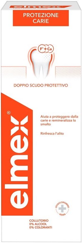 ELMEX PROTEZIONE CARIE COLLUTORIO FLUORURO AMMINICO 400 ML - farmasorriso.com