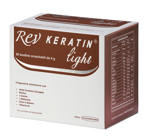 REV KERATIN LIGHT 30 BUSTE 120 G - farmasorriso.com