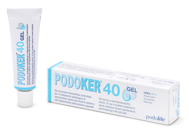 PODOKER 40 GEL AZIONE CHERATOLITICA TUBO DA 30 ML CON APPLICATORE - farmasorriso.com
