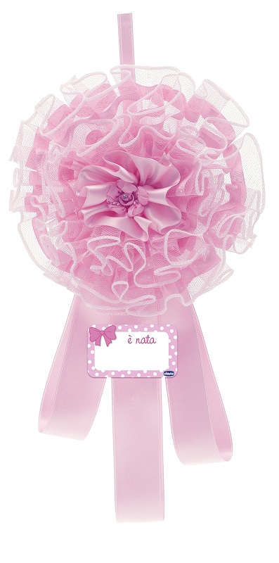 CHICCO ANNUNCIO NASCITA FIOCCO ROSA - farmasorriso.com