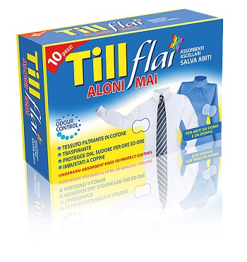 TILL FLAI ASSORBENTI ASCELLARI NUOVO ADESIVO 10 PEZZI - farmasorriso.com