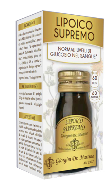 LIPOICO SUPREMO 60 PASTIGLIE - farmasorriso.com