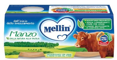MELLIN OMOGENEIZZATO MANZO 2X120 G - farmasorriso.com