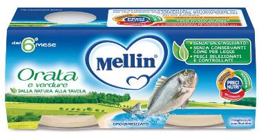 MELLIN OMOGENEIZZATO ORATA 2X80 G - farmasorriso.com