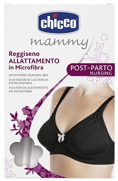 CHICCO MAMMY REGGISENO MICROFIBRA ALLATTAMENTO NERO 5C - farmasorriso.com