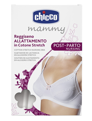 CHICCO MAMMY REGGISENO COTONE ALLATTAMENTO BIANCO 3C - farmasorriso.com