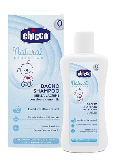 CHICCO BAGNO SHAMPOO NATURAL SENSATION 500 ML - farmasorriso.com