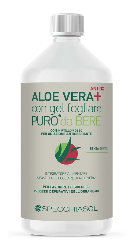 SUCCO ALOEVERA+ ALOE/MIRTILLO ROSSO 1 LITRO - farmasorriso.com
