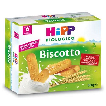 HIPP BIO BISCOTTO SOLUBILE 360 G - farmasorriso.com