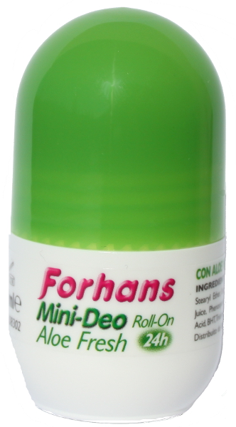 FORHANS MINI DEO ALOE FRESH 20 ML - farmasorriso.com