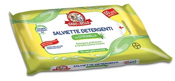 SANO E BELLO SALVIETTE DETERGENTI CITRONELLA 50 PEZZI - farmasorriso.com