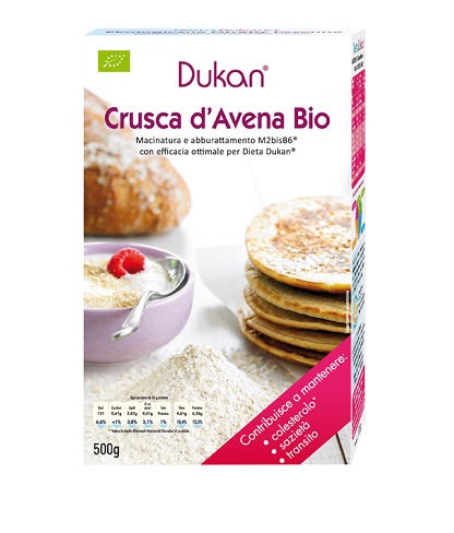 DUKAN CRUSCA AVENA BIO 500 G - farmasorriso.com