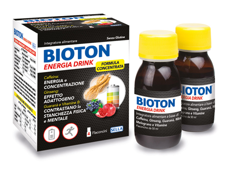 BIOTON ENERGIA DRINK 4 FLACONCINI X 50 ML - farmasorriso.com