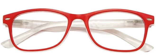 OCCHIALE DA LETTURA PREMONTATO TWINS GOLD ICE ROSSO +1,50 - farmasorriso.com