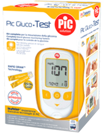 PIC GLUCOTEST KIT GLUCOMETRO - farmasorriso.com