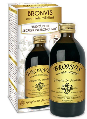BRONVIS CON MIELE MILLEFIORI 200 ML - farmasorriso.com