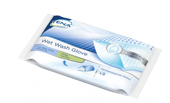 TENA WET WASH GLOVE GUANTO DETERGENTE UMIDIFICATO 8 PEZZI - farmasorriso.com