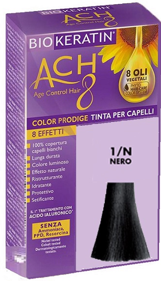 BIOKERATIN ACH8 COLOR PRODIGE 1/N NERO - farmasorriso.com