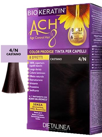 BIOKERATIN ACH8 COLOR PRODIGE 4/N CASTANO - farmasorriso.com