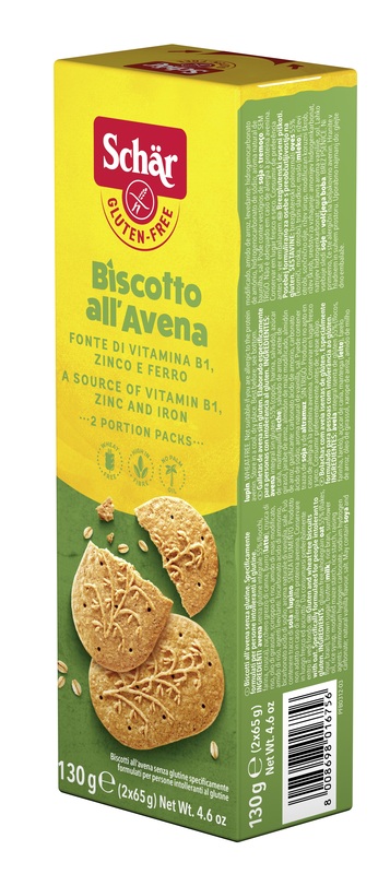 SCHAR BISCOTTI ALL'AVENA 2 BUSTE DA 65 G - farmasorriso.com
