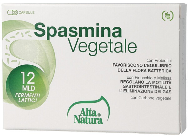 SPASMINA VEGETALE 30 OPERCOLI 500 MG - farmasorriso.com