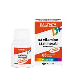 MASSIGEN DAILYVIT 12 VITAMINE 11 MINERALI 60 COMPRESSE RIVESTITE - farmasorriso.com