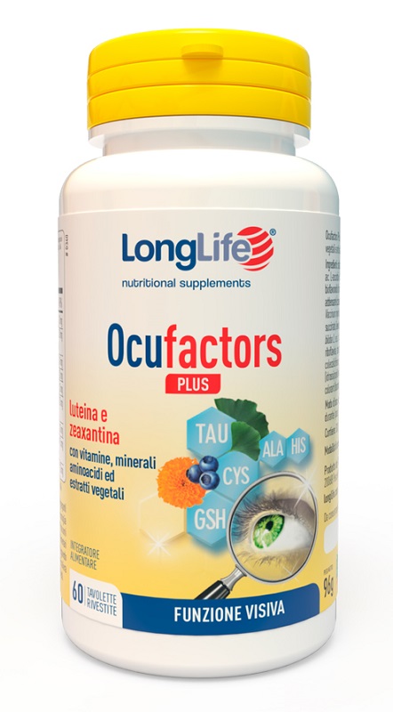 LONGLIFE OCUFACTORS PLUS 60 TAVOLETTE - farmasorriso.com