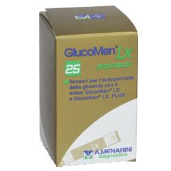 STRISCE MISURAZIONE GLICEMIA GLUCOMEN LX PLUS 25 PEZZI - farmasorriso.com