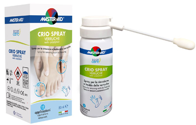 CRIO SPRAY VERRUCHE MASTER-AID FOOTCARE 50 ML E1 - farmasorriso.com