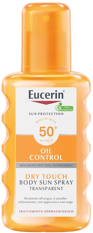 EUCERIN SUN SPRAY TRANSPARENT SPF50 200 ML - farmasorriso.com