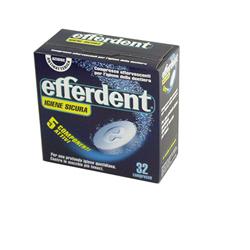 EFFERDENT PULIZIA DENTIERE 90 COMPRESSE EFFERVESCENTI - farmasorriso.com