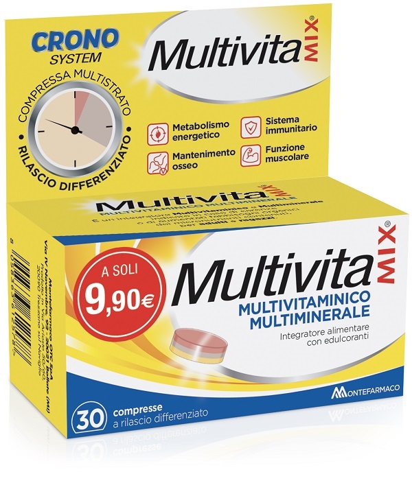 MULTIVITAMIX CRONO 30 COMPRESSE - farmasorriso.com