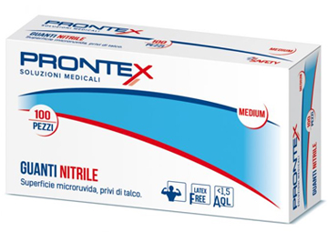 PRONTEX GUANTO IN NITRILE SENZA POLVERE PICCOLO 6/7 100 PEZZI - farmasorriso.com