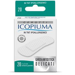 ICOPIUMA CEROTTO IN TESSUTO NON TESSUTO GRANDE 20 PEZZI - farmasorriso.com