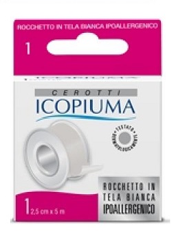 ICOPIUMA CEROTTO IN ROCCHETTO BIANCO 2,5X500 CM - farmasorriso.com