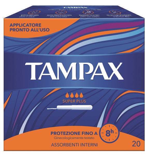 TAMPAX BLUE BOX SUPER PLUS 20 PEZZI - farmasorriso.com