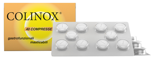 COLINOX 40 COMPRESSE MASTICABILI GASTROFUNZIONALI 56 G - farmasorriso.com