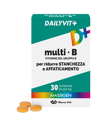 MASSIGEN MULTI B VITAMINE DEL GRUPPO B 30 COMPRESSE RIVESTITA DA 364 MG - farmasorriso.com