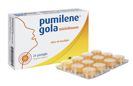 PUMILENE GOLA MIELE LIMONE 24 PASTIGLIE - farmasorriso.com