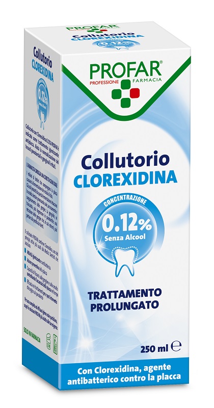 COLLUTORIO CLOREXIDINA 0,12% 250 ML PROFAR - farmasorriso.com