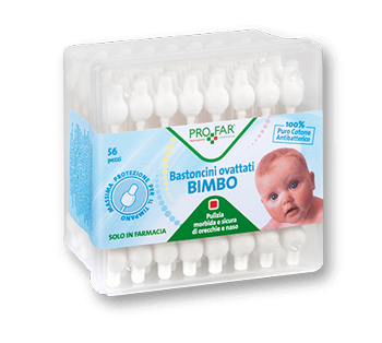 PROFAR BASTONCINI OVATTATI BAMBINI 56 PEZZI - farmasorriso.com